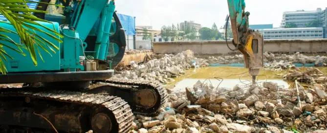 pool demolition
